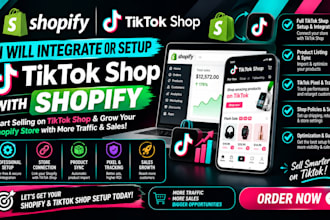 integrate or setup tiktok shop with shopify
