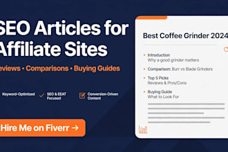 write SEO affiliate articles that rank and convert