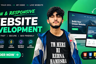 do custom website development in django, flask, python as full stack developer