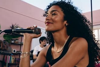 sing female lead and backing vocals, soulful rnb singer, harmonies, hook, bgv