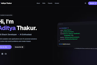 build a modern responsive nextjs website