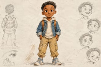 create character turnaround sheets