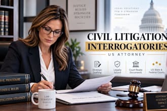 draft targeted civil litigation interrogatories as a licensed US attorney
