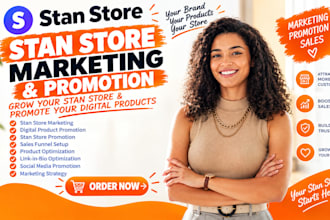 do stan store marketing, etsy stan store , stan store sales funnel and promotion