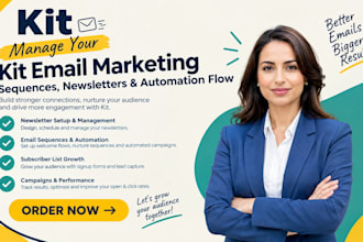 manage kit email marketing sequences newsletters and automation flow