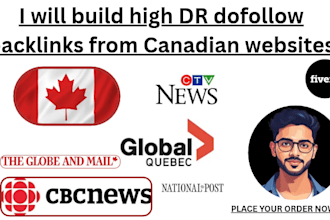 build high DR dofollow backlinks from canadian websites