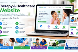 build speech holistic podiatry occupation therapy booking appointment website