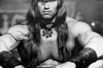 imitate Arnold Schwarzenegger