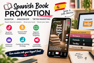 do spanish book promotion booktok amazon kdp book promotion tiktok book marketng