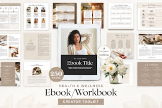 design a fillable canva workbook and interactive pdf
