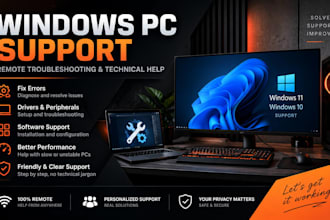 troubleshoot and fix windows PC issues remotely