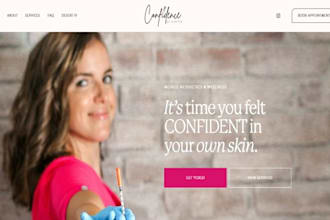 design squarespace day spa website beauty spa wellness salon skincare website