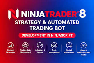 code ninjatrader 8 strategy or automated trading bot in ninjascript