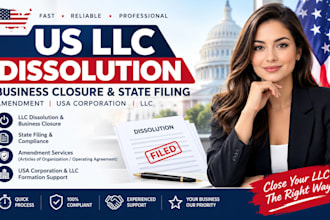 us llc dissolution business closure state filing amendment usa corporation llc