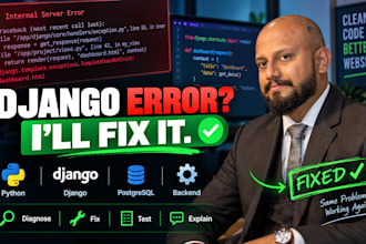 fix django python bugs errors and backend issues