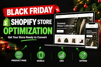 optimize your shopify store for black friday sales holiday sales and conversion