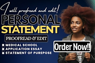 edit proofread university college application fellowship phd personal statement
