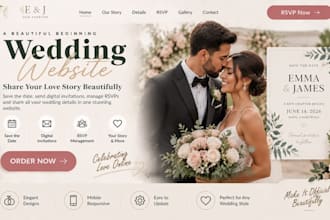 design wix wedding website save the date digital wedding invitation rsvp website