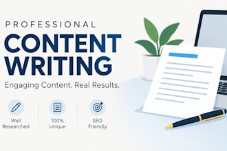 write human articles and blog posts