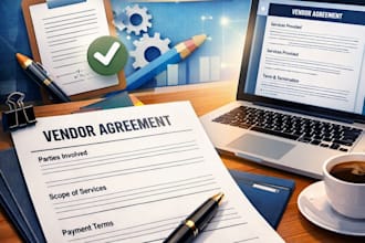 draft a customized vendor agreement for your business