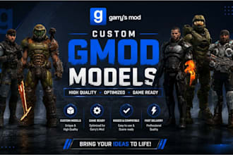 create custom garrys mod models assets npcs addons and animations