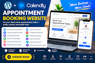 build an appointment booking website with calendly in wordpress