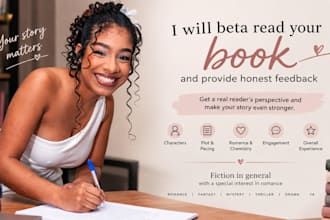 beta read your book and give feedback