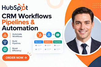 setup hubspot CRM workflows pipelines automation