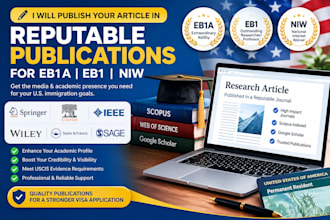 publish your article in reputable publications for eb1a eb1 and niw