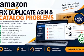 fix amazon seller central duplicate product listing asin conflicts catalog error