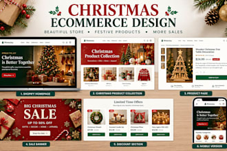 design a christmas shopify store for your holiday sales