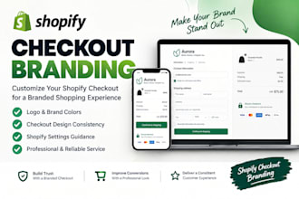 customize shopify checkout branding and design