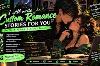write an original, custom erotica piece for you