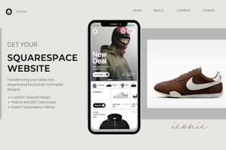 build premium squarespace website for local businesses