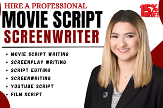 write movie script screenplay film script screenwriting stage play comedy script