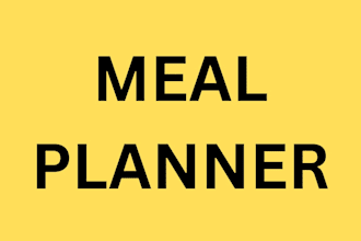 be your meal planner