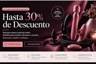 design adult toy, lingerie, bikini shopify store and dropshipping website