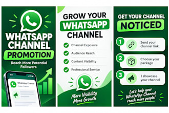promote your whatsapp channel and grow its visibility