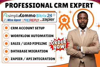 do resimpli wise agent crm automaton rei reply bitrix24 kommo zapier integration