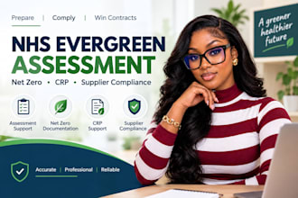 complete nhs evergreen assessment and net zero compliance support