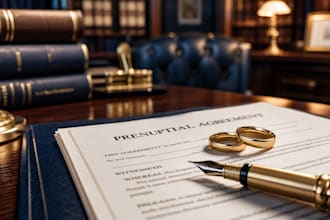 draft a legally binding US prenuptial or postnuptial agreement