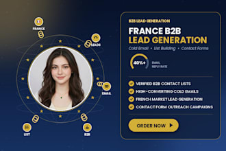 do france b2b lead generation cold email list building contact form marketing