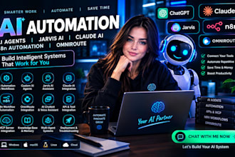 ai automation,ai agent jarvis ai,claude ai n8n automation,ai assistant omniroute