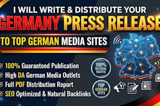 write and distribute your germany press release to top german media sites