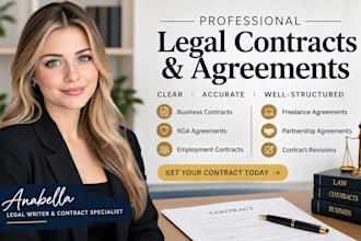 draft professional legal contracts and agreements