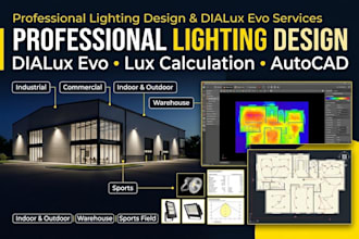 do dialux evo lighting design lux calculation and photometric analysis