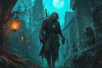 draw horror character design illustration