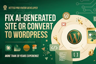 ai website to wordpress, replit lovable base44  migration to wordpress website