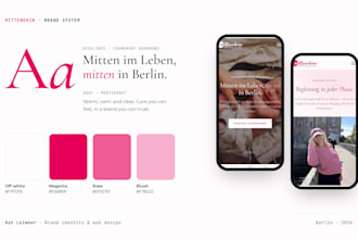 create a calm, distinctive brand identity for your business