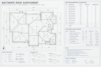 create an xactimate roof supplement for insurance claims